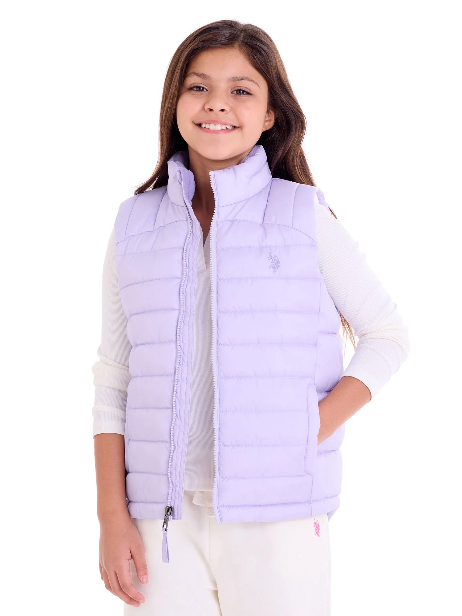 U.S. Polo Assn. Kids Puffer Vest, Sizes 4-18 | Walmart (US)