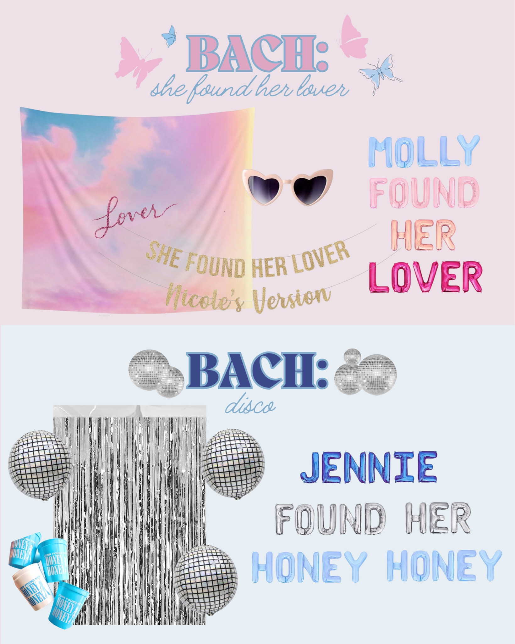 Bachelorette Decor🫶🏼✨ Themes: Lover & Disco Before the Vows💗🪩
All my decor is linked here! Etsy for the win!

#LTKwedding #LTKparties #LTKunder50