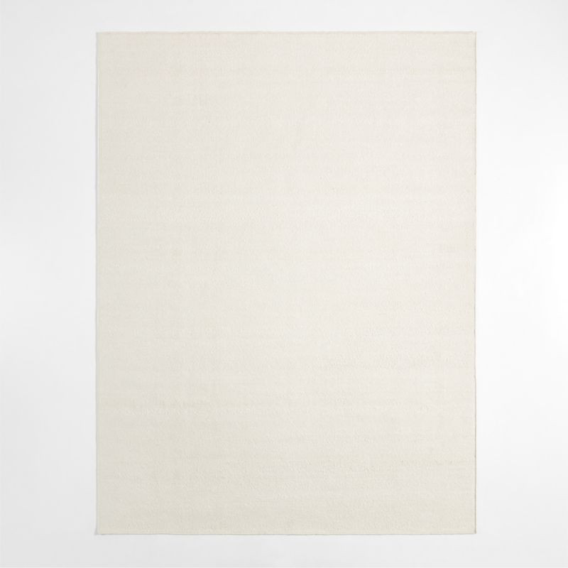 Colmar Pet-Friendly Performance Ivory Area Rug 9'x12' + Reviews | Crate & Barrel | Crate & Barrel