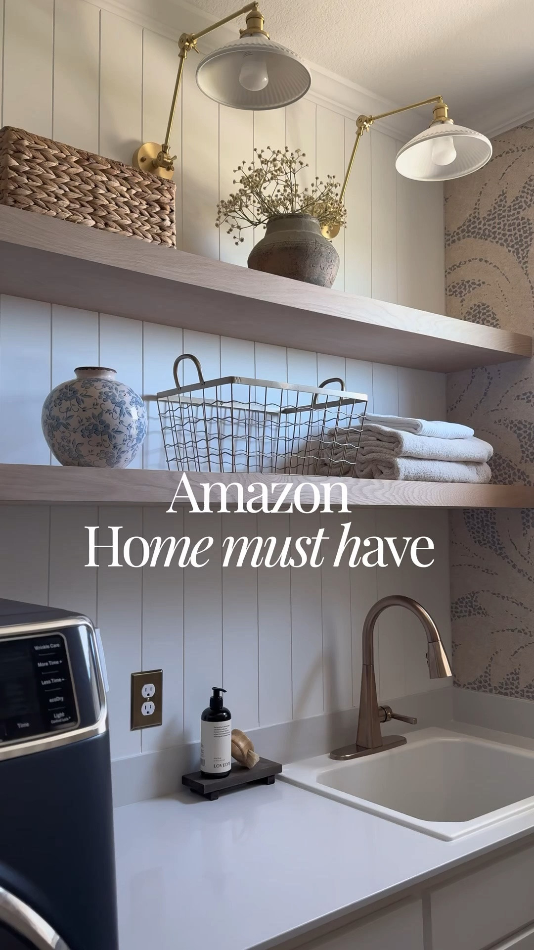 Amazon home improvement, Amazon home must have, 
Laundry room, wood shelves, storage, affordable diy, home must have

#LTKdayinmylife #LTKmomlife #LTKHome