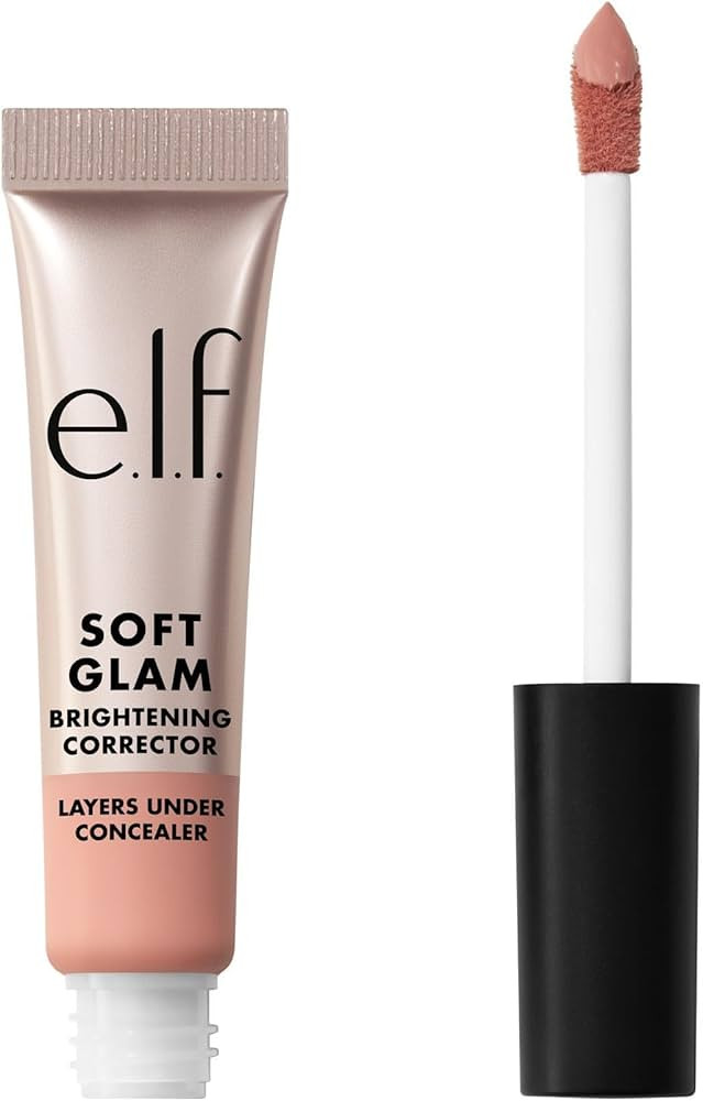 e.l.f. Soft Glam Brightening Corrector, Helps Minimize Dark Circles & Discoloration, Hydrating Wi... | Amazon (US)
