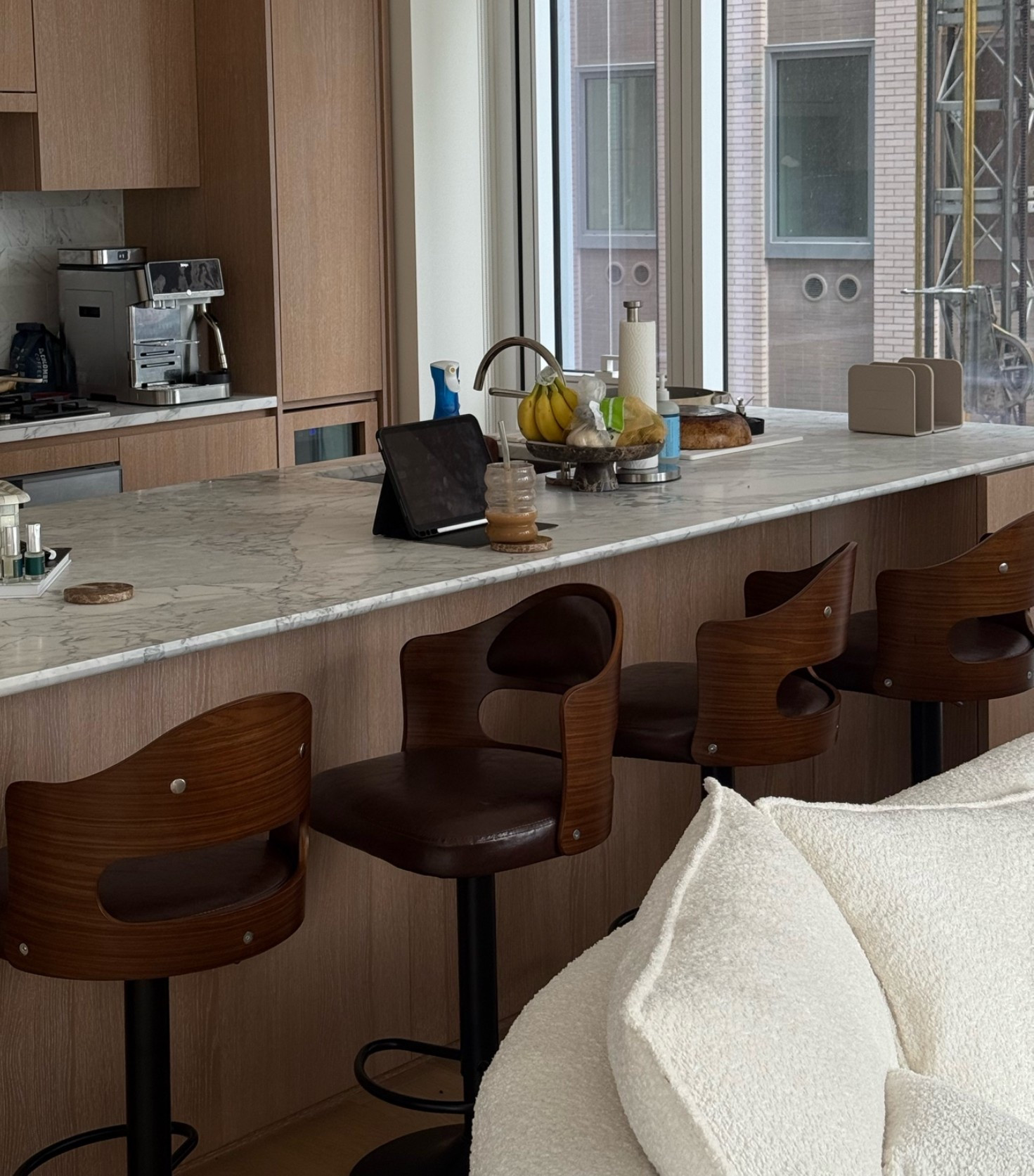 Brown barstools from wayfair

#LTKmorningroutine #LTKHome #LTKSeasonal