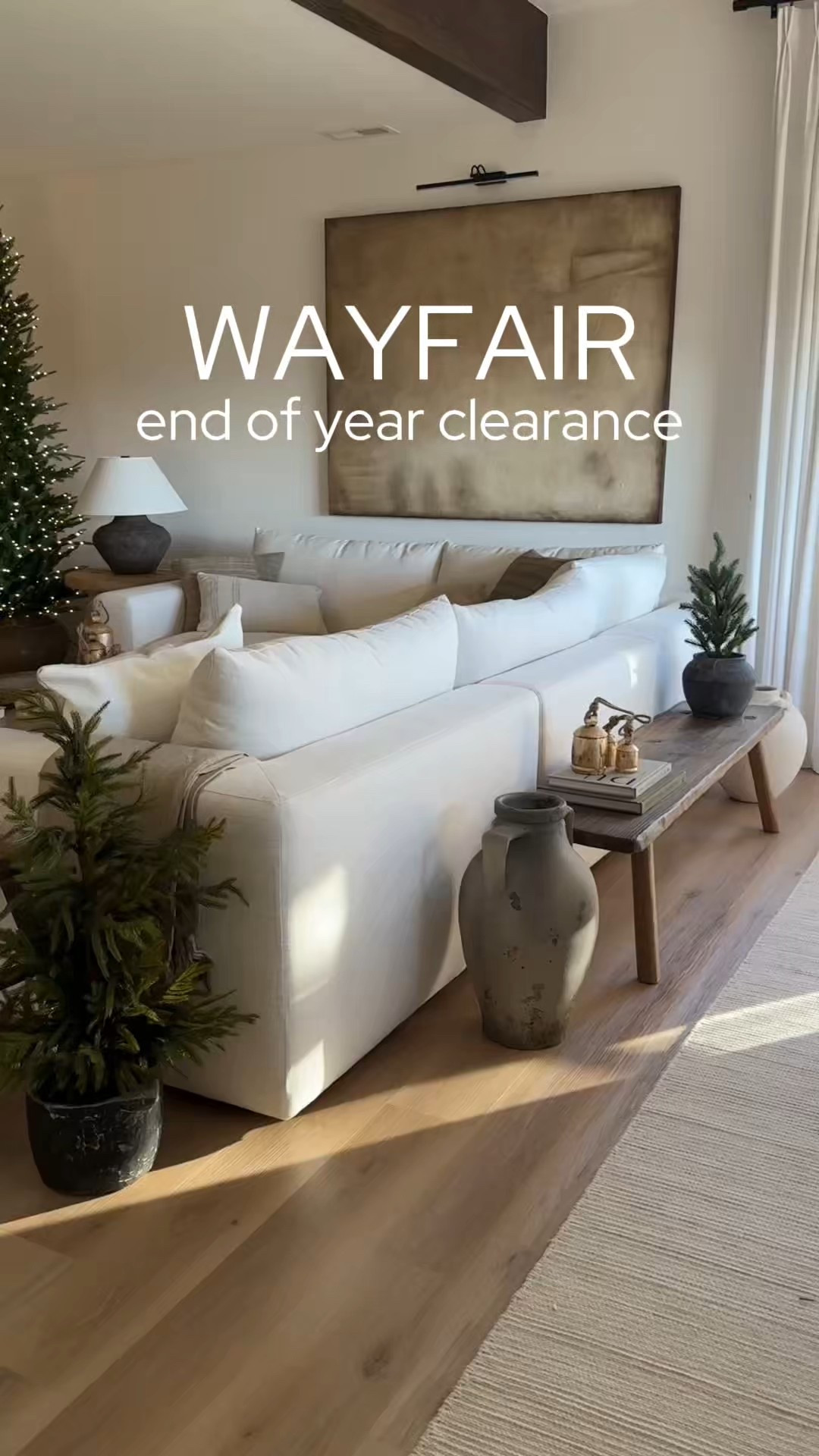 Wayfair’s End of Year Clearance is happening with up to 60% off and free & easy delivery over $35, so if you’ve been eyeing anything for your space, this is your sign. So much of my home is on sale now through 1/1!

@Shop.LTK  #liketkit
 @Wayfair #wayfair #wayfairpartner 

 #LTKHome #LTKSaleAlert