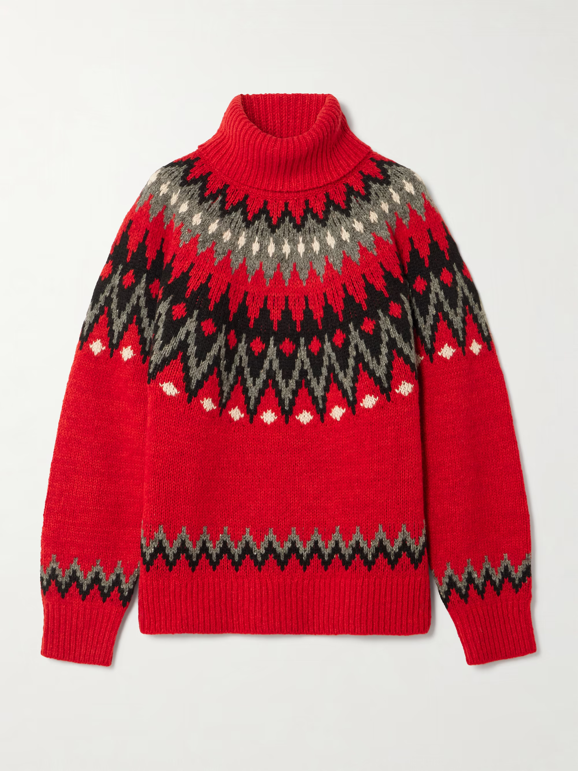 Fair Isle wool-blend turtleneck sweater | NET-A-PORTER APAC