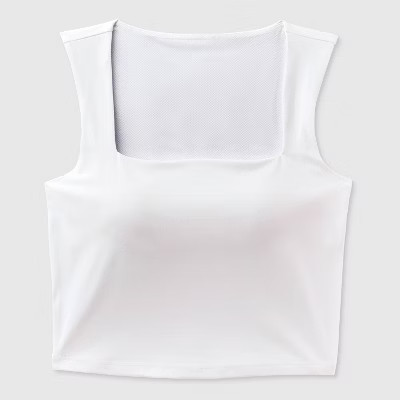 Women's Everyday Soft Feminine Square Neck Tank Top - All In Motion™ | Target