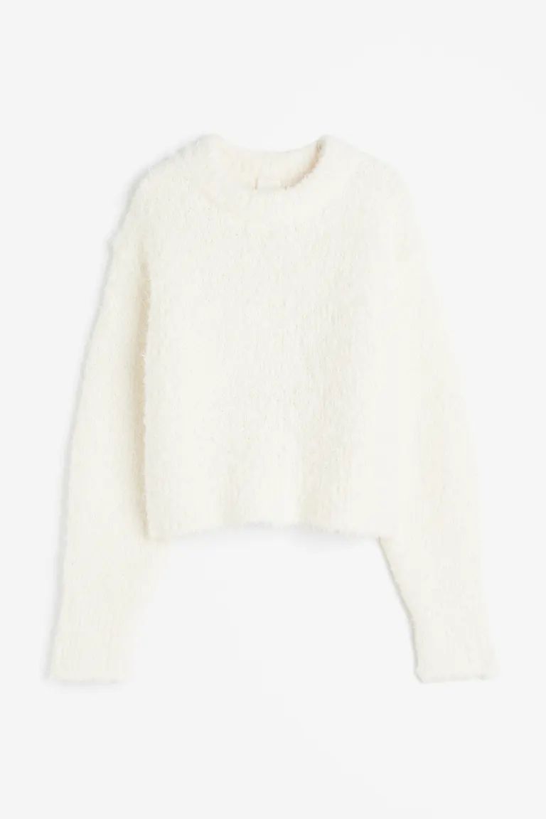 Fluffy-knit jumper | H&M (UK, MY, IN, SG, PH, TW, HK)