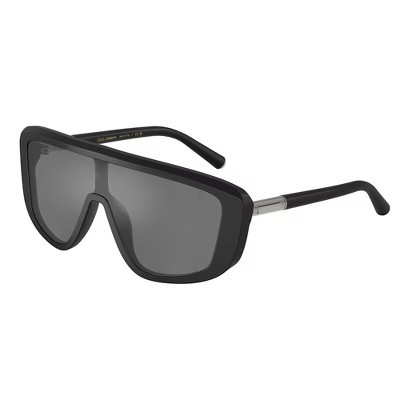 Dolce & Gabbana DG 4520 25256G Unisex Shield Sunglasses Matte Black 28mm | Target