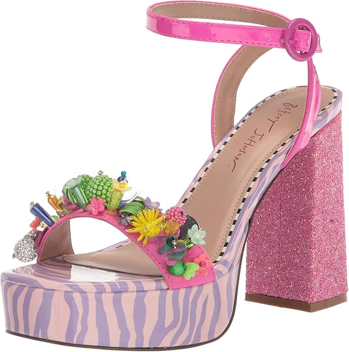 Betsey Johnson Women's Jorden Heeled Sandal | Amazon (US)