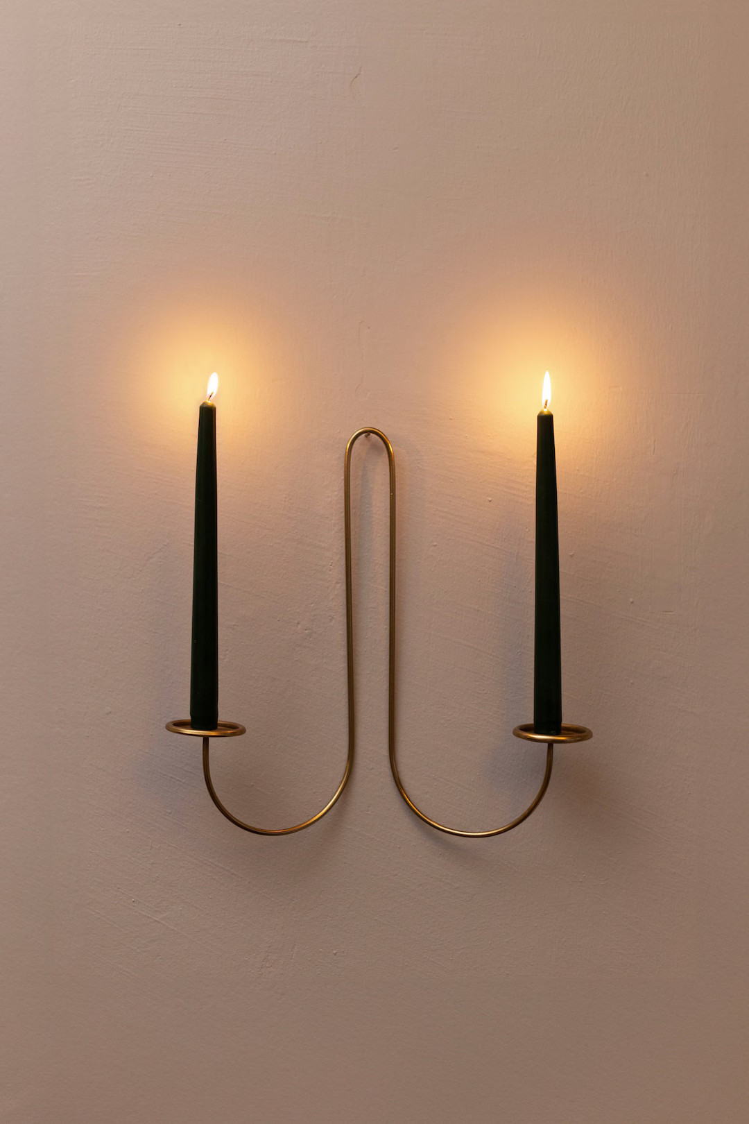 Minimal Wall Sconce Candleholder Rustic Living Room Decoration Handcrafted Brass Plated Sconce Ca... | Etsy (US)