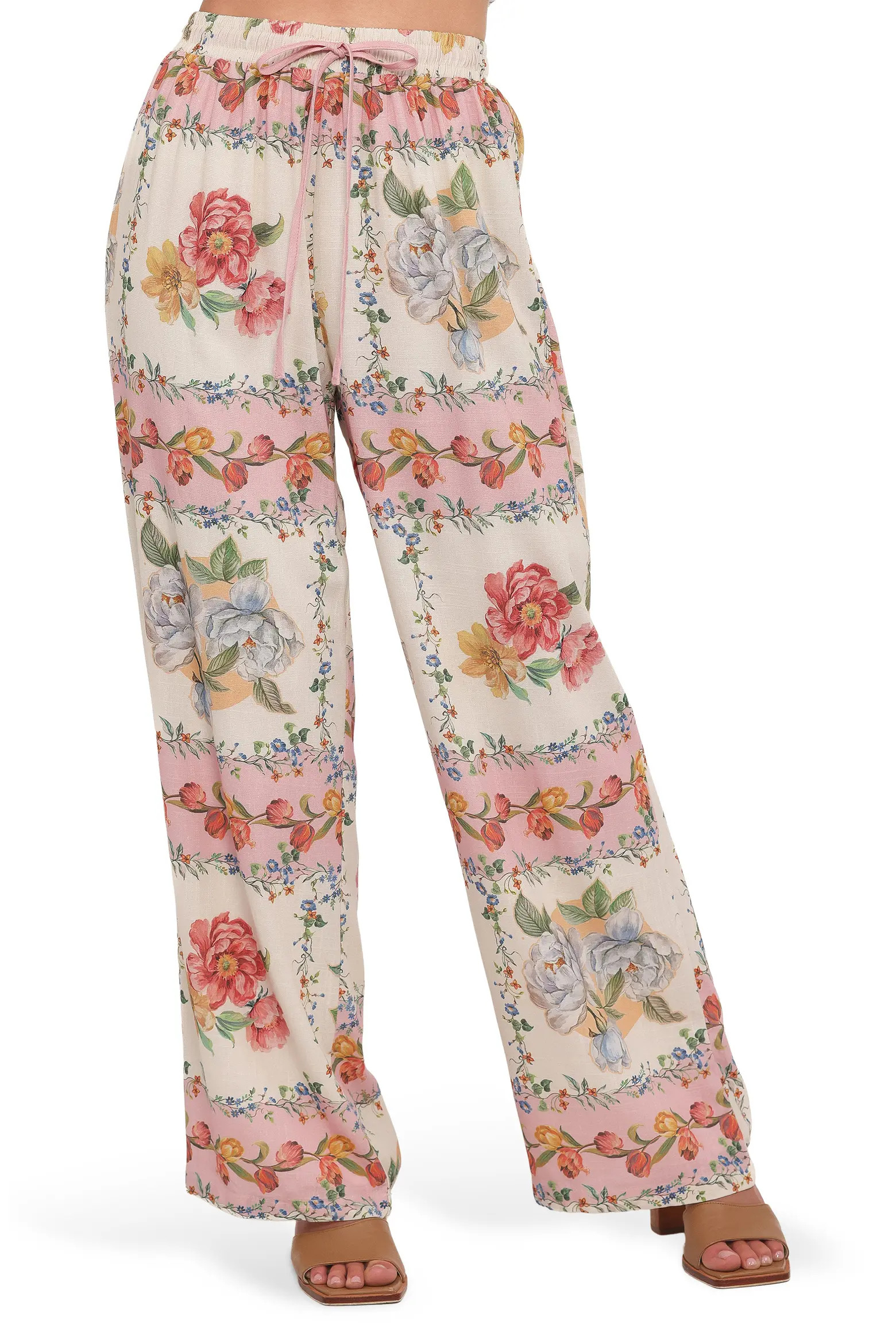 Petal & Pup Cascais Rose Tile Pants (Women) | Nordstrom | Nordstrom