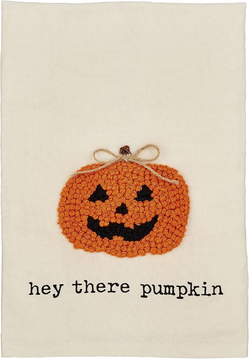 Mud Pie Large Knotted Halloween Towel, Pumpkin, 26" x 17.5" | Amazon (US)