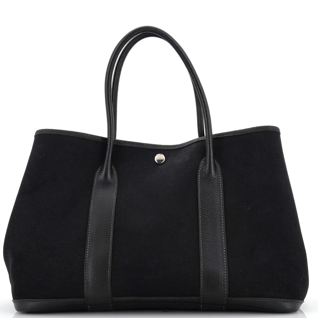 Garden Party Tote Toile and Leather 36 | Rebag