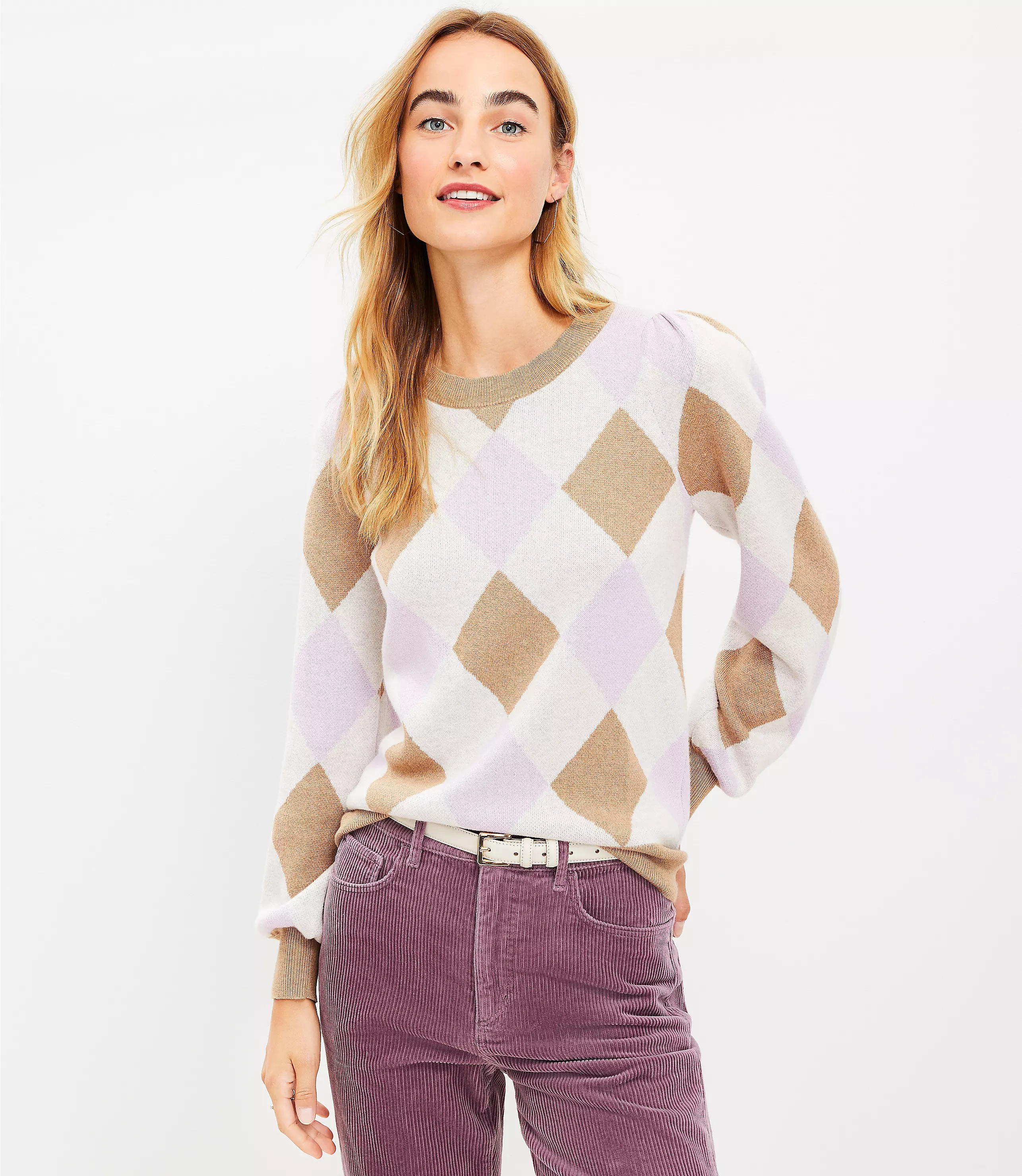 Argyle Sweater | LOFT
