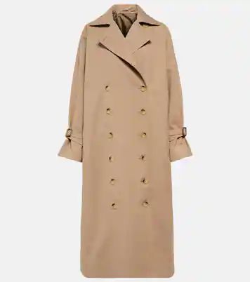 Signature cotton-blend trench coat | Mytheresa (UK)