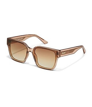 QUAY Women's Drive In 51mm Square Sunglasses - Crystal Oat/Sepia | Dillard's
