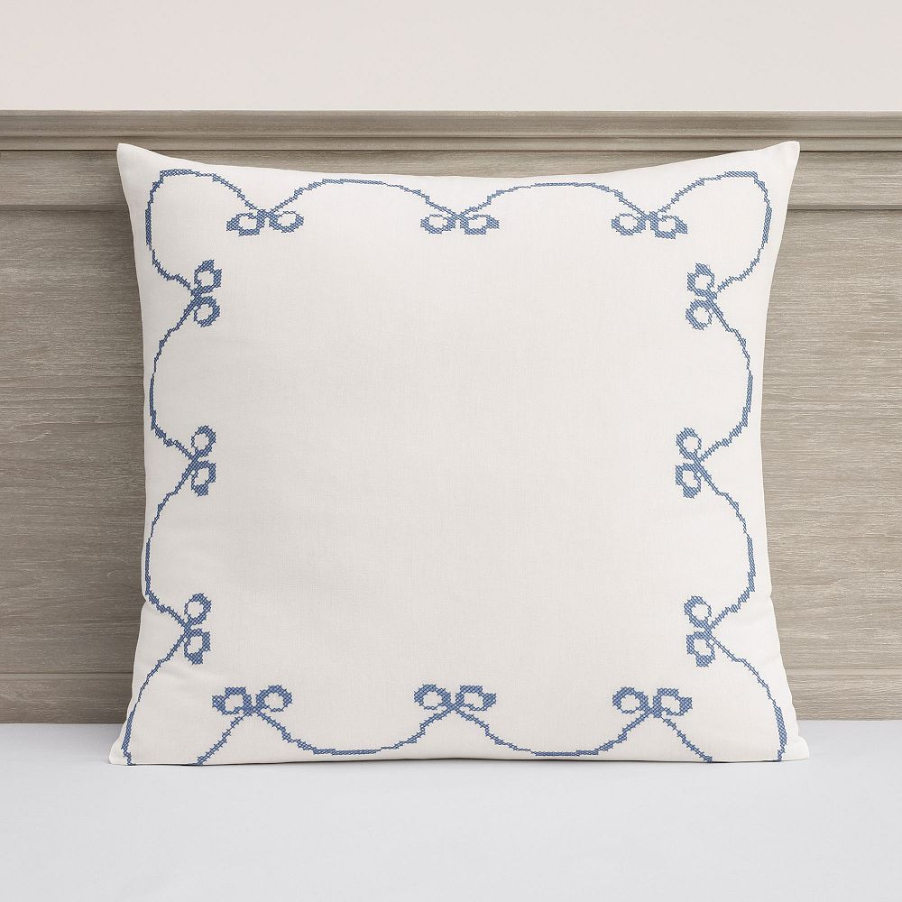 Georgia Bow Euro Pillow Cover | Pottery Barn Teen