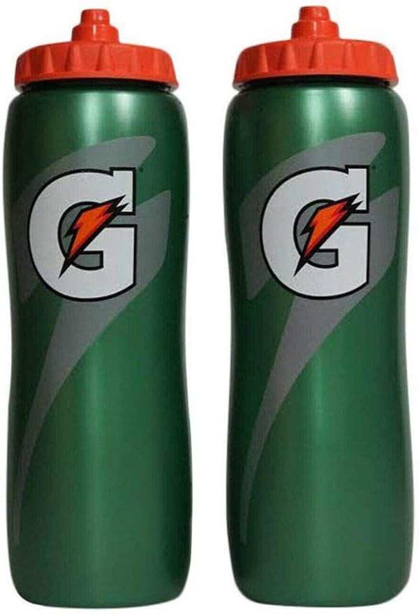 Gatorade 32 Oz Squeeze Water Sports Bottle - Pack of 2 - New Easy Grip Design | Amazon (US)