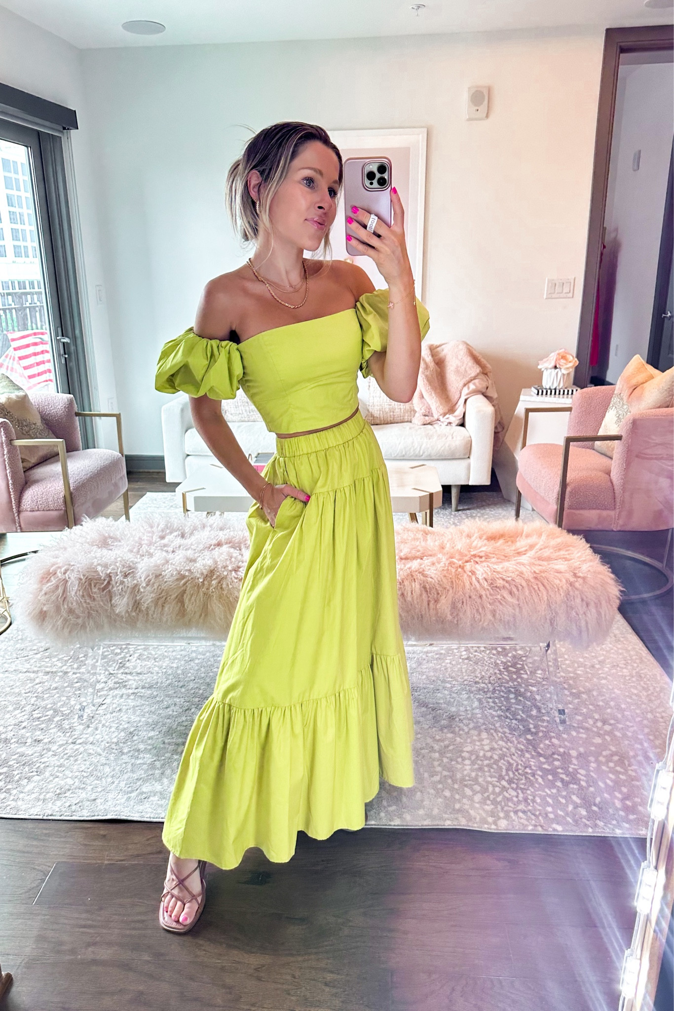 Love this matching set for summer and it’s on sale today! Sizing: 
wearing size XS in top and XS petite length in midi skirt 





Beauty summer outfit matching set Abercrombie Travel Outfit Swimwear White Dress Vacation Outfit	 Sandals Patio Furniture jeans amazon find Summer Outfit 

#LTKFind #LTKGiftGuide #LTKSeasonal