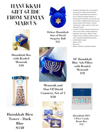 Curated Collection of Hanukkah 🕎 Gifts 
From Neiman Marcus 💙

Always on a look out for something special :) 

Gift guide 
The Season of Gifting

#LTKCyberWeek #LTKSeasonal #LTKGiftGuide