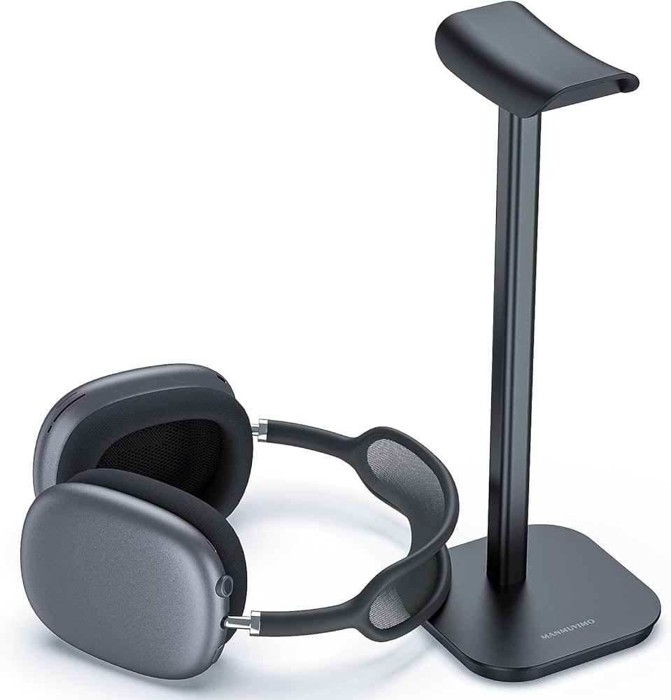 Headphone Stand, Desktop Headset Holder Heavy Base Desk Earphone Stand Aluminum Gaming Headset Ha... | Amazon (US)