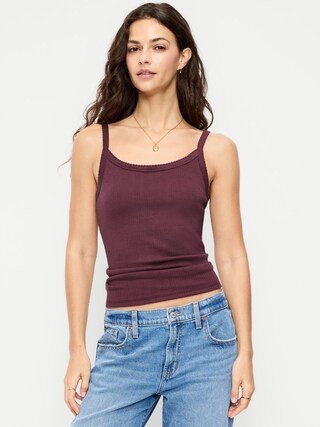 Pointelle Cami Tank Top | Old Navy (US)