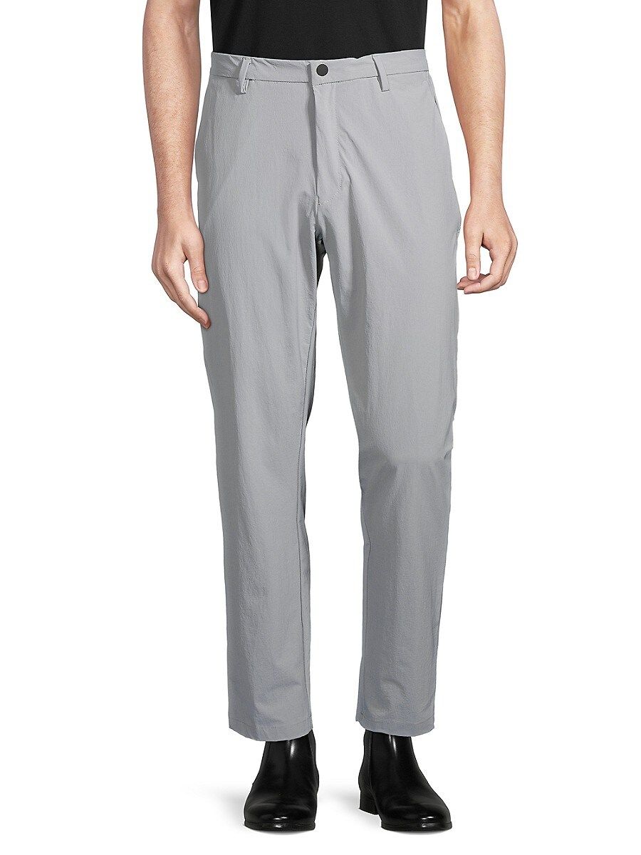 Saks Fifth Avenue Men's Regular-Fit Pants - Light Grey - Size 38 | Saks Fifth Avenue OFF 5TH