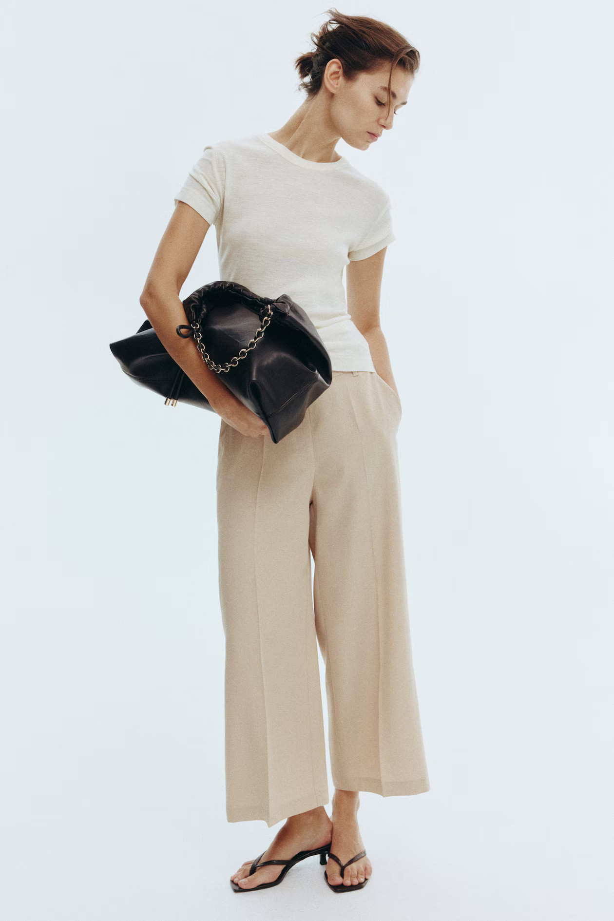 Wide-Leg Ankle-Length Pants | H&M (US + CA)