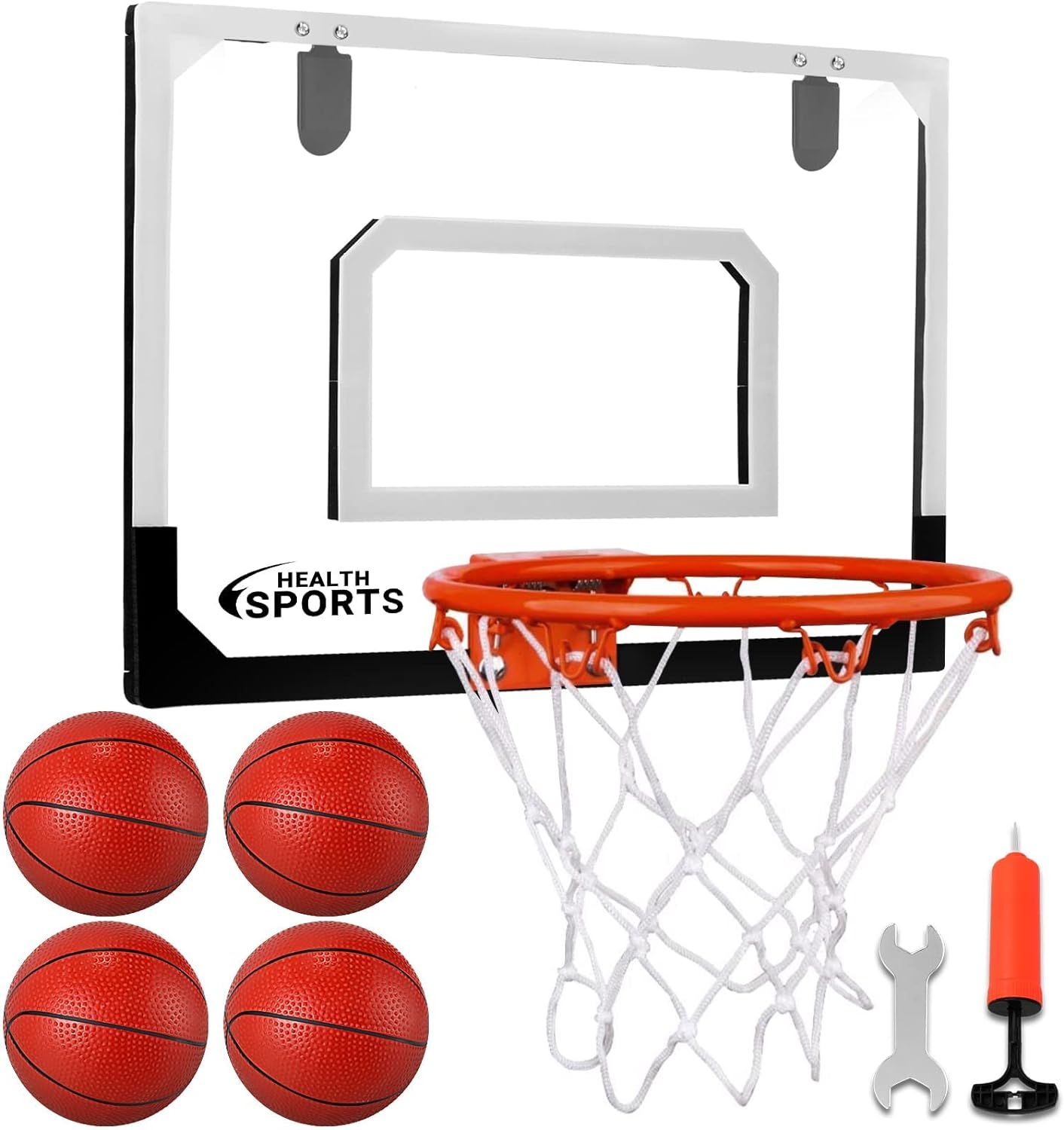 AOKESI Indoor Mini Basketball Hoop Set for Kids - 17" x 12.5" Door Basketball Hoops for Room&Wall... | Amazon (US)