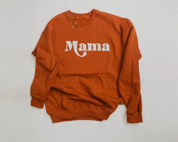 MAMA x Modern Women's Sweatshirt x Minimal Design Top x | Etsy | Etsy (US)