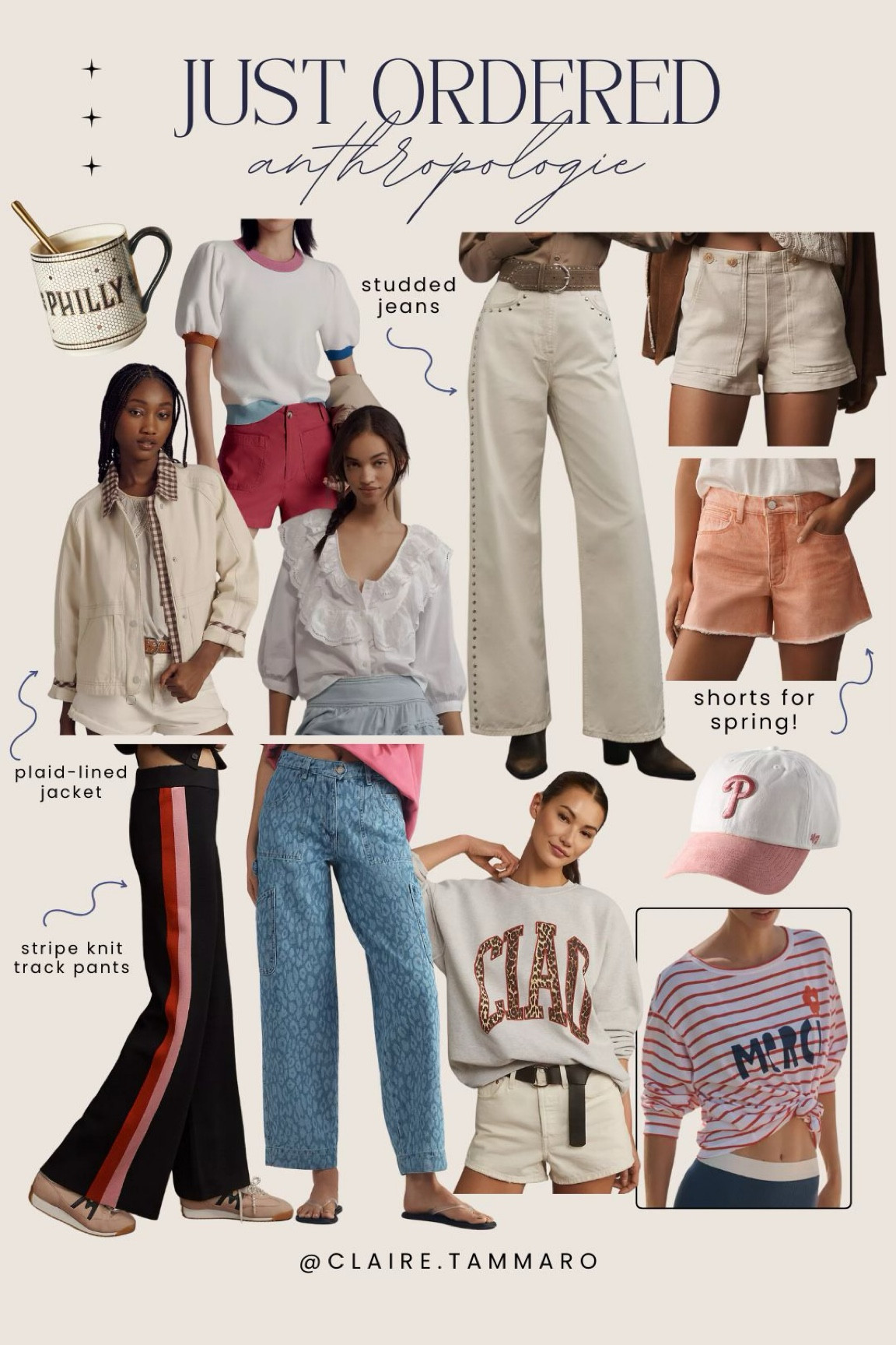 On the way 📦✨ Anthropologie haul featuring spring style and the cutest denim!💖

spring outfit, spring outfits, denim shorts, wide leg jeans, animal print jeans, wide leg track pants, lightweight jacket, lightweight jackets, spring jacket, spring jackets, graphic sweatshirt, pullovers, mom of two, Claire Tammaro 

#LTKStyleTip #LTKSeasonal