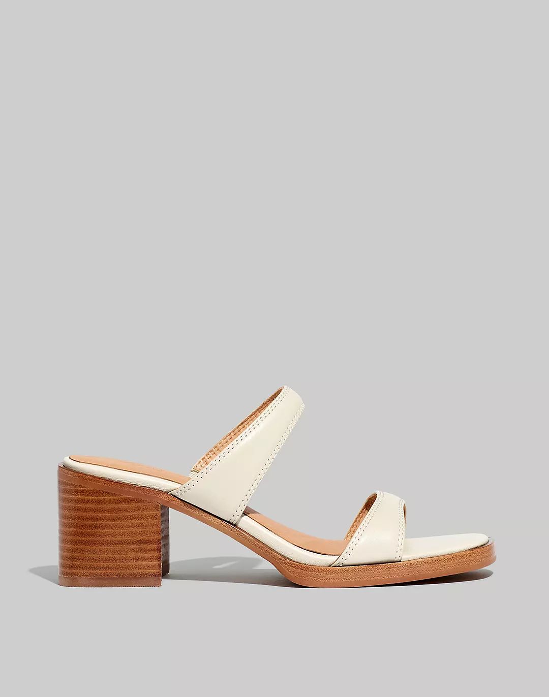 The Saige Double-Strap Sandal in Leather | Madewell