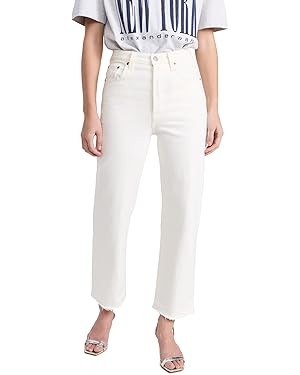 Levi's Women's Premium Ribcage Straight Ankle Jeans | Amazon (US)