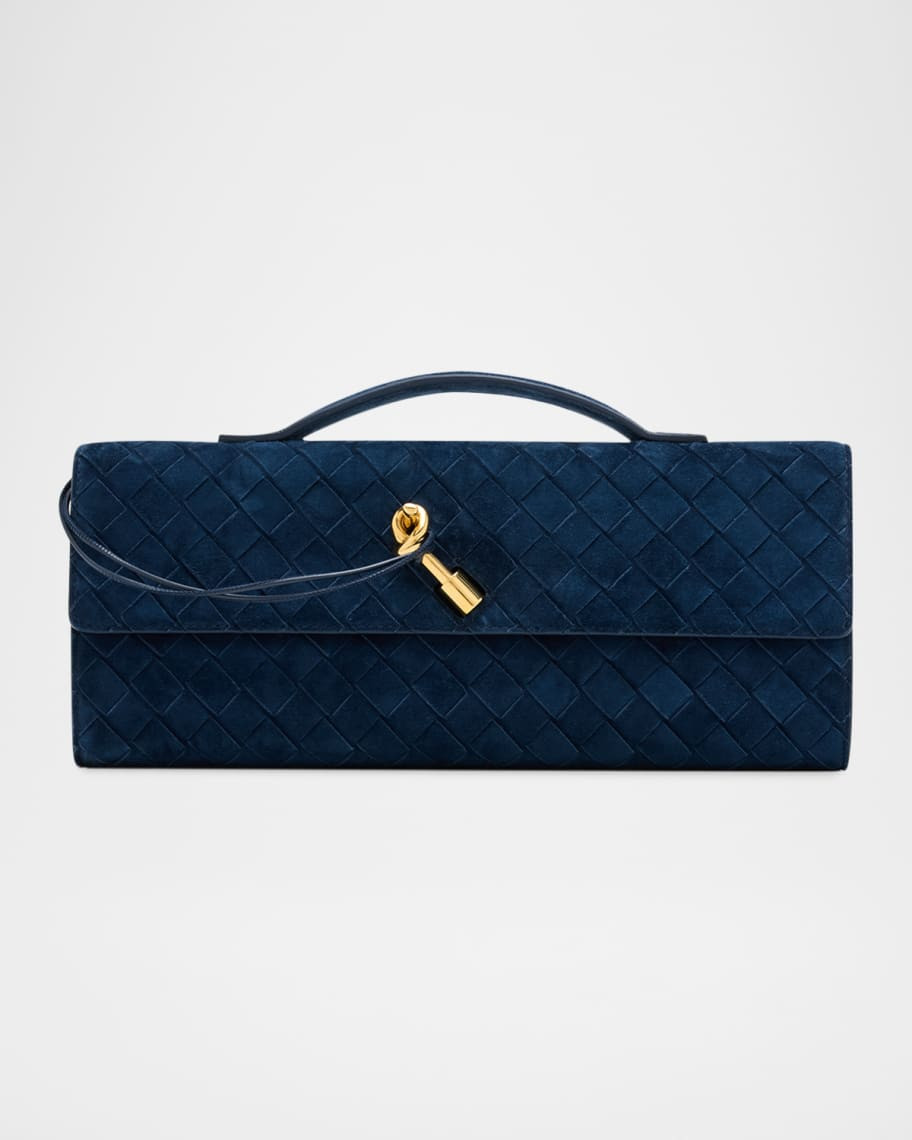 Andiamo Leather Clutch Bag | Neiman Marcus