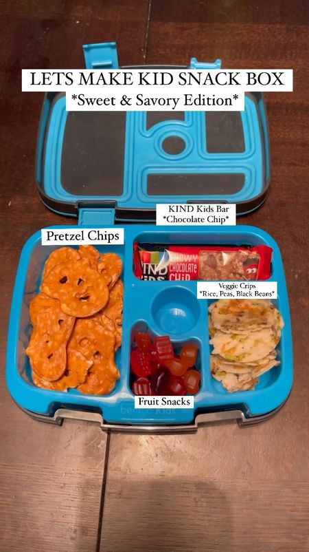 Make school lunches fun with this BENTGO lunchbox. 

This one is all about snacks but this also helps with portion for food as well. 

#LTKVideo #LTKKids #LTKFindsUnder50