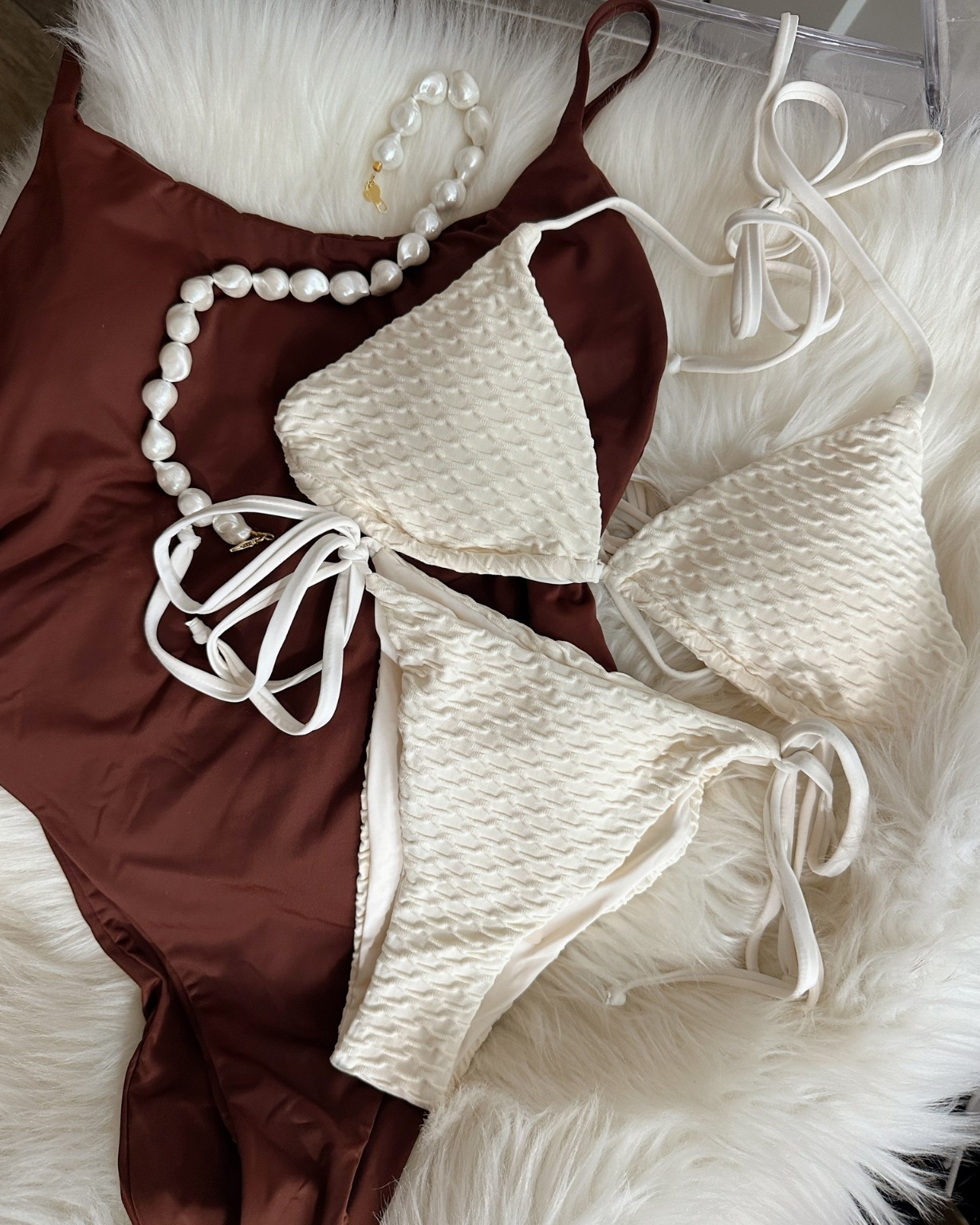 Prettiest bikini and piece swimsuit! 
They run tts, order your regular size!

#LTKootd #LTKSwim #LTKTravel