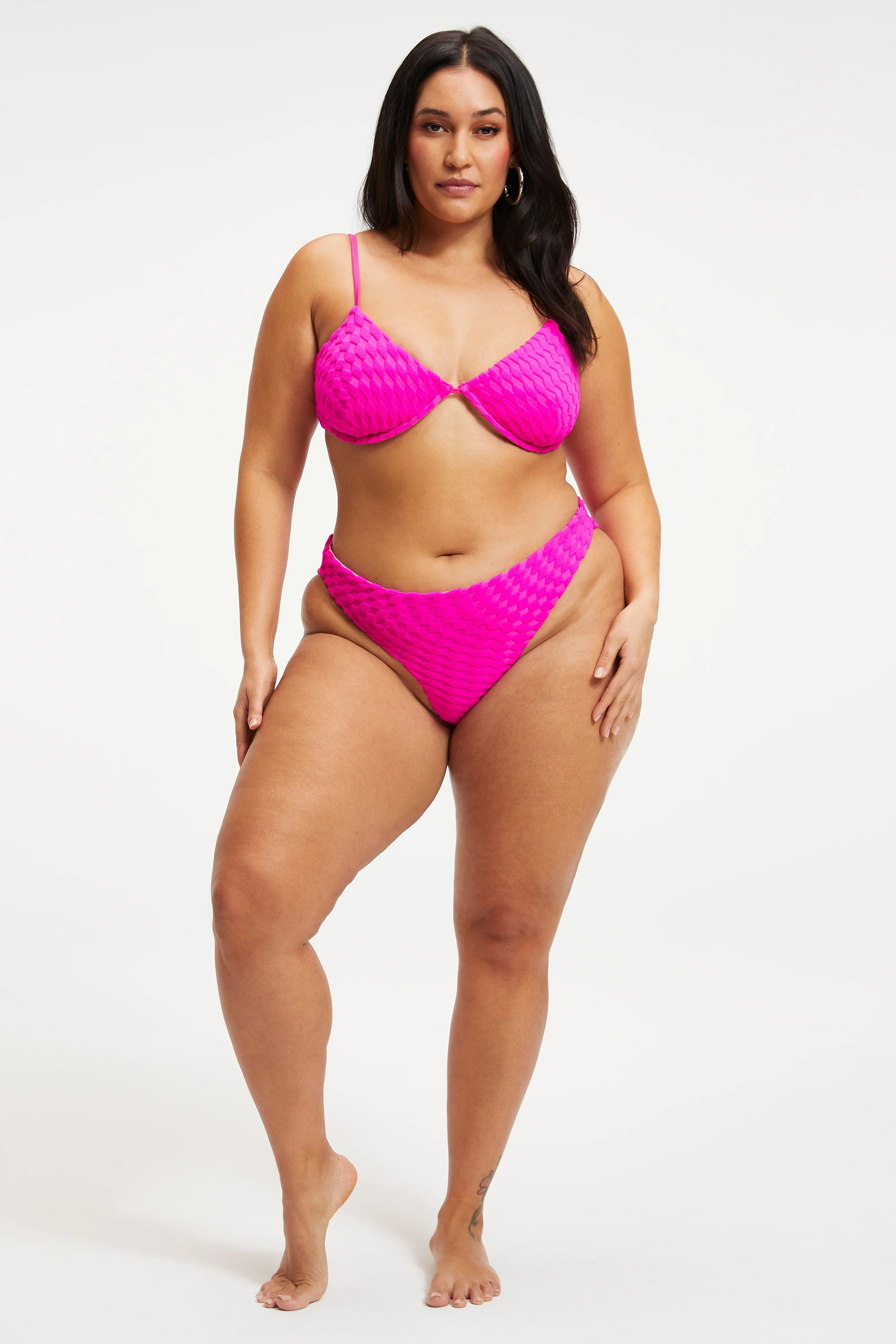 JACQUARD BETTER BIKINI BOTTOM | Good American