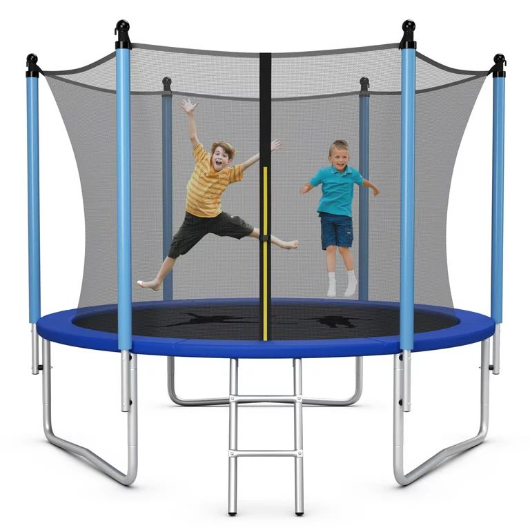 Gymax 8FT Jumping Exercise Recreational Bounce Trampoline W/Safety Net | Walmart (US)