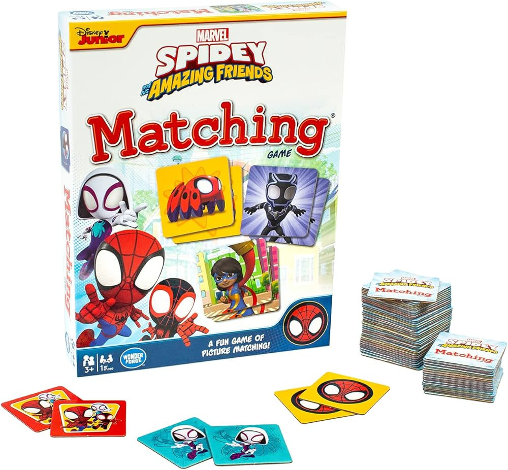 Marvel Matching Game by Wonder Forge | Exciting Memory Game for Kids | Engaging with Favorite Mar... | Amazon (US)