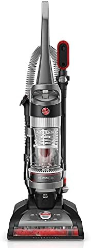 Hoover WindTunnel Whole House Rewind Corded Bagless Upright Vacuum Cleaner, For Carpet and Hard F... | Amazon (US)
