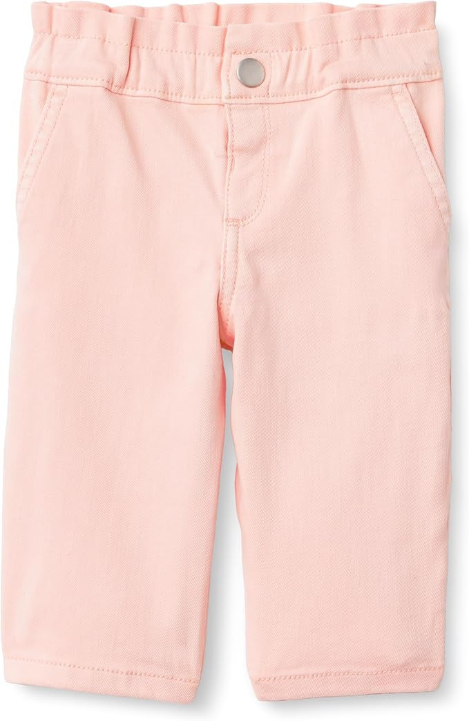 Amazon Essentials x Sofia Grainge Toddlers and Baby Girls' Straight Leg Jean with Ruffle | Amazon (US)