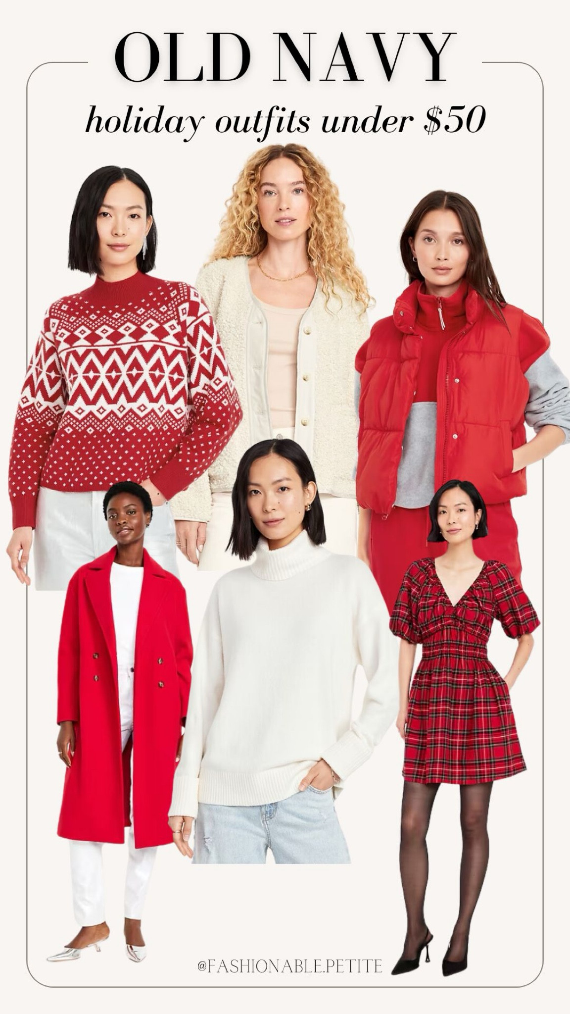 Holiday inspired outfits! Lipstick reds for the holidays. 

Holiday outfit, winter outfit, holiday sweater, winter outfits, holiday dress, plaid dress, sweaters, puffer vest 

#LTKFindsUnder50 #LTKHoliday