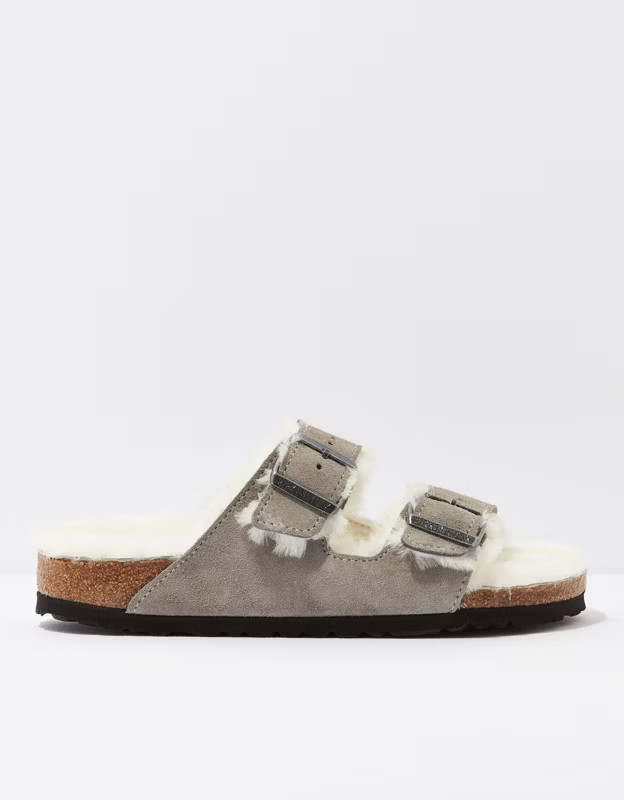 Birkenstock Women's Arizona Shearling Sandal | American Eagle Outfitters (US & CA)