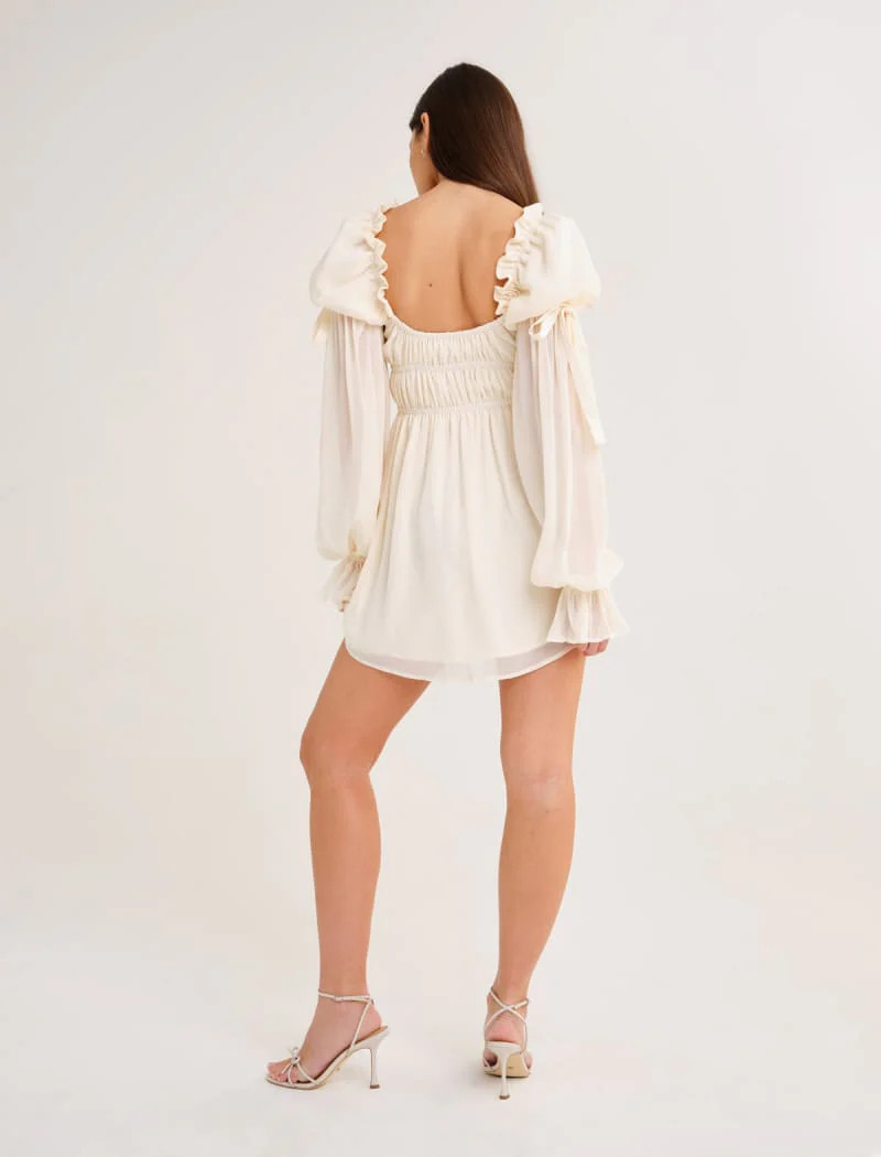 Macbeth Mini Dress | Cream | Rumored
