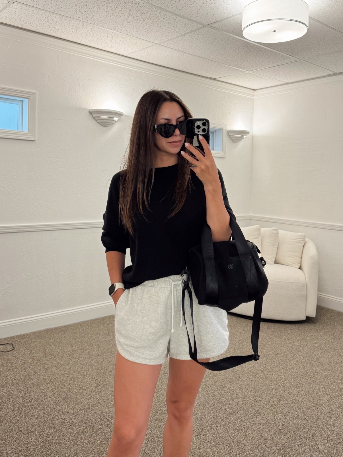 My mini duffle bag is back in stock!

I love this little bag for quick runs to the store or trips to the park with the kids. Also great for a small gym bag

@Target bag
@Spanx sweatshirt- small
@abercrombie shorts- small
YSL sunglasses
@crocs sandals

Petite, spring outfit, casual outfit

#LTKootd #LTKdayinmylife #LTKActive