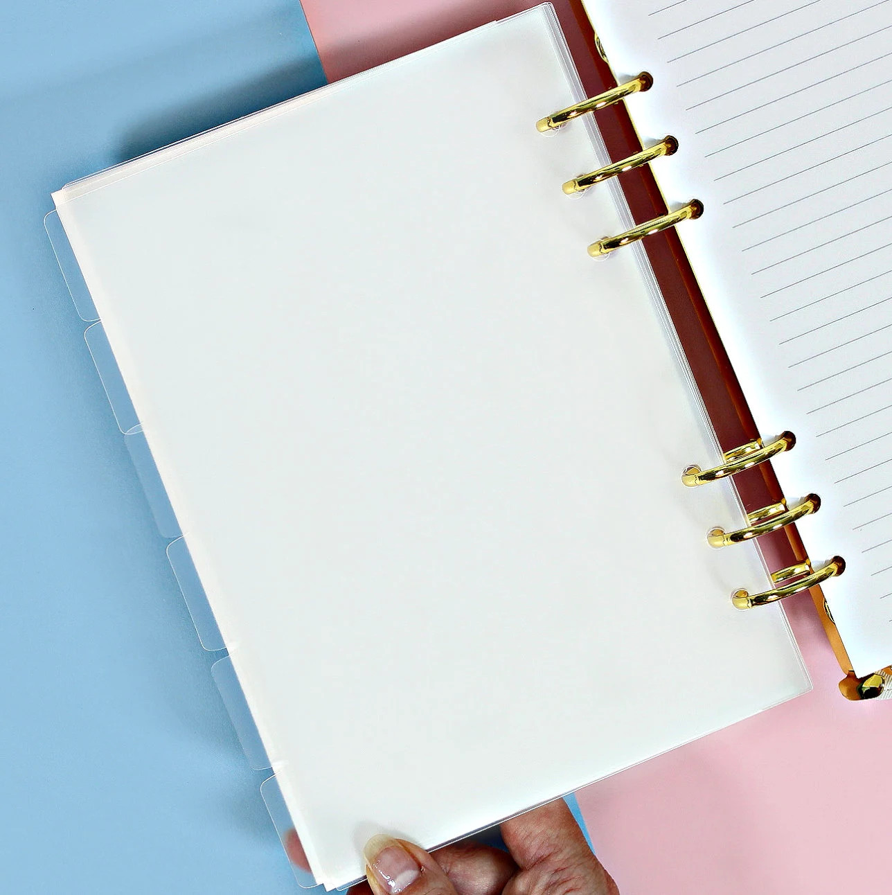 A5 Planner Dividers • Frosted Divider Set • Planner Tabs • Ring Planner Accessories • A5 Organizer | Etsy (Global)