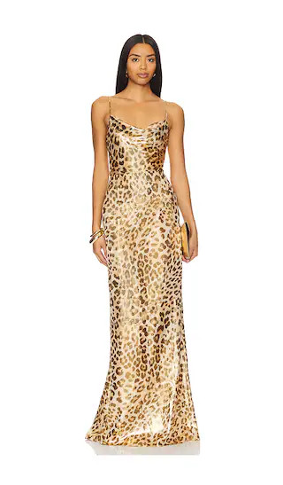 Taylor Gown in Leopard | Revolve Clothing (Global)