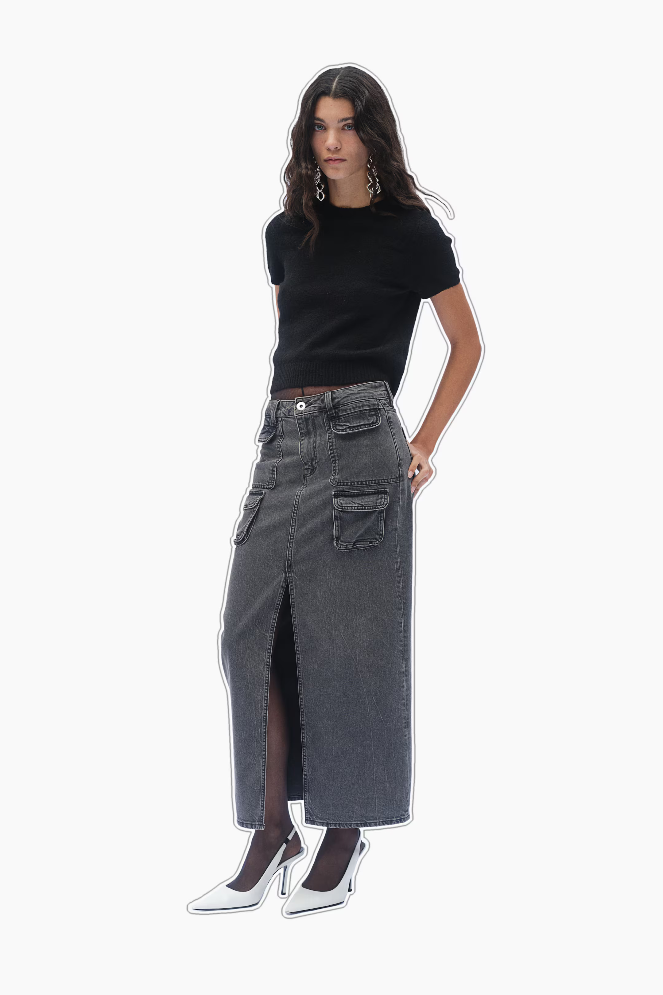 Fine-knit T-shirt | H&M (UK, MY, IN, SG, PH, TW, HK)