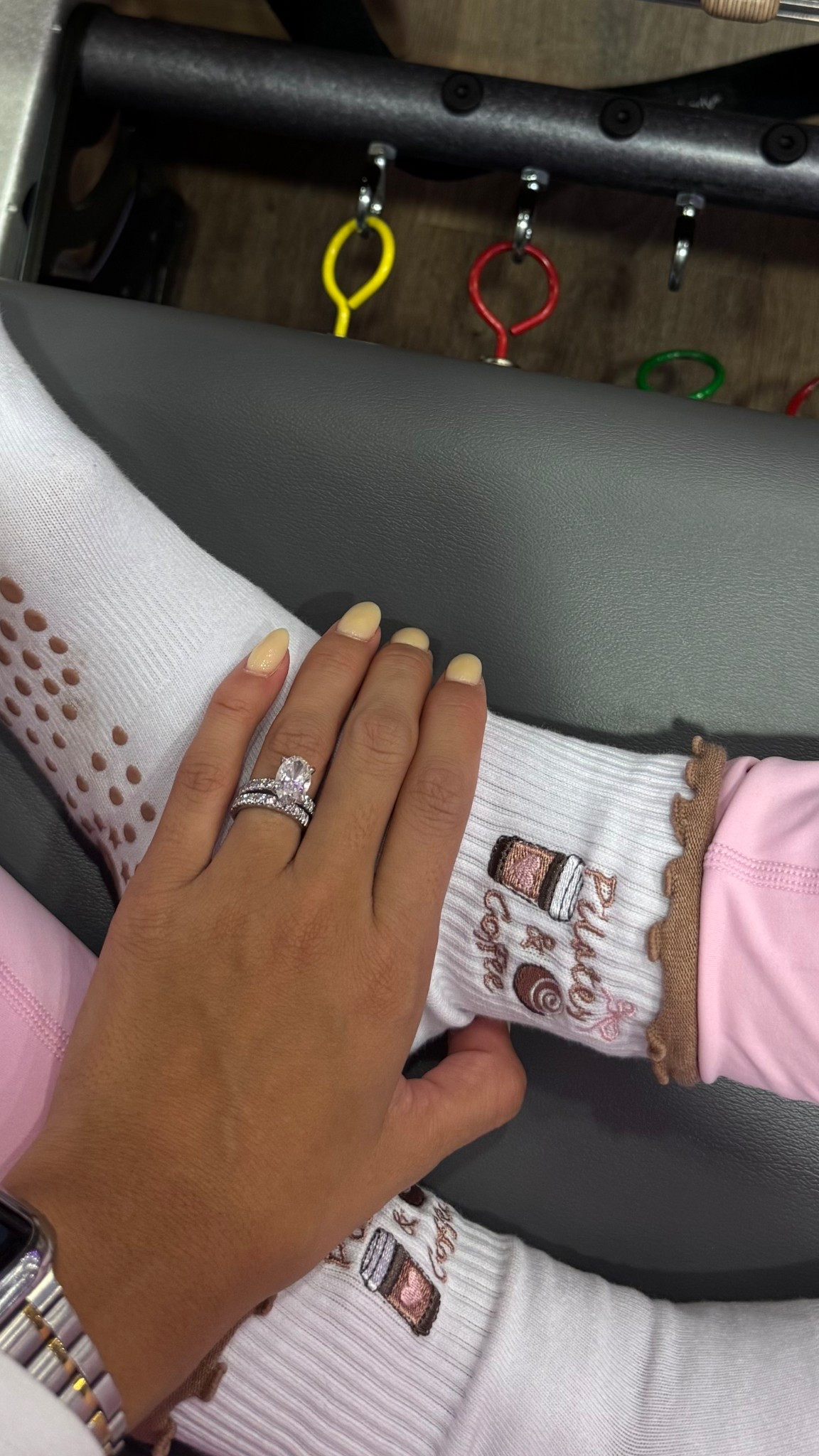 The cutest Pilates socks! #pilates #gripsocks 

#LTKfitnessgoals #LTKgrwm #LTKActive