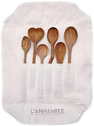 Wood Spoons Set 6 Pieces - Eco-Friendly Tableware Natural - Wooden Coffee Tea - Organic Bamboo - ... | Amazon (US)
