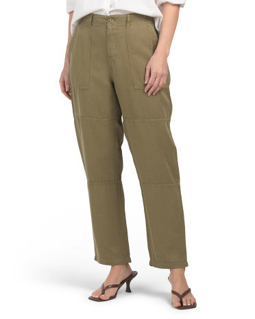 Patch Pocket Pants For Women, Linen | TJ Maxx